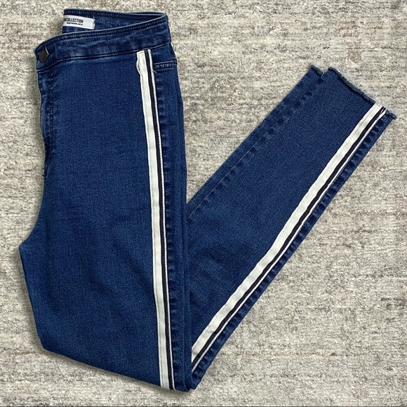 ZARA High-Rise Jeggings with Side Stripe - Picture 3 of 5